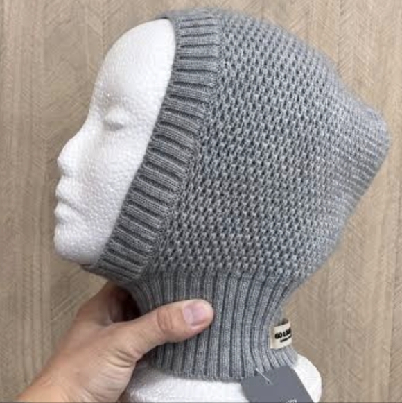 Cozy Knit Hooded Cowl Scarf - Picture 3 of 7